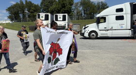 Activists with WeCount and allies marched past the gates of Costa Farms in Leicester last week to drop a petition with management demanding better conditions for workers.