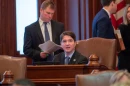 Sen. Steve McClure, R-Springfield, listens to debate in the Illinois Senate on May 30, 2025.