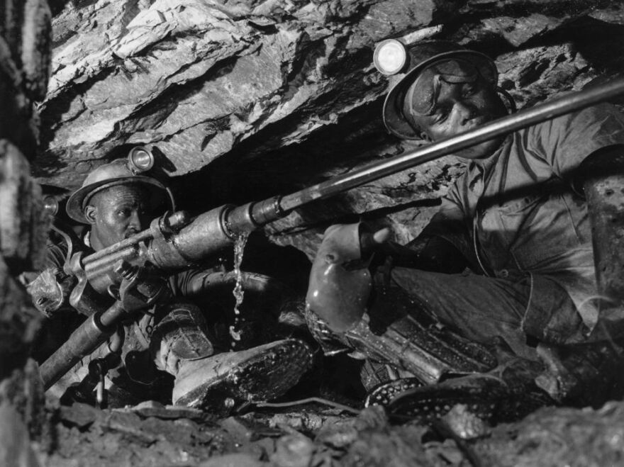 For decades, scientists have known that activities like mining, drilling and building dams can create earthquakes. As early as the 1960s, observers noted that deep-earth gold mining changed the stresses in rocks and caused earthquakes. Above, miners drill into the rock at the Sub Nigel East Gold Mine in Johannesburg in 1961, more than 6,000 feet below ground. 