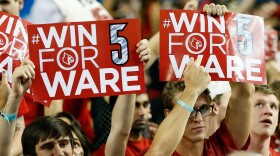 The leg injury to Louisville guard Kevin Ware has been a rallying point for fans nationwide. But the University of Louisville is hoping to avoid looking like they're taking advantage.