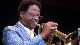 Clark Terry performing in Santa Barbara, California, in 1981.