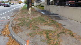 The crash scene along Illinois Street just north of 16th Street as it was on November 3.