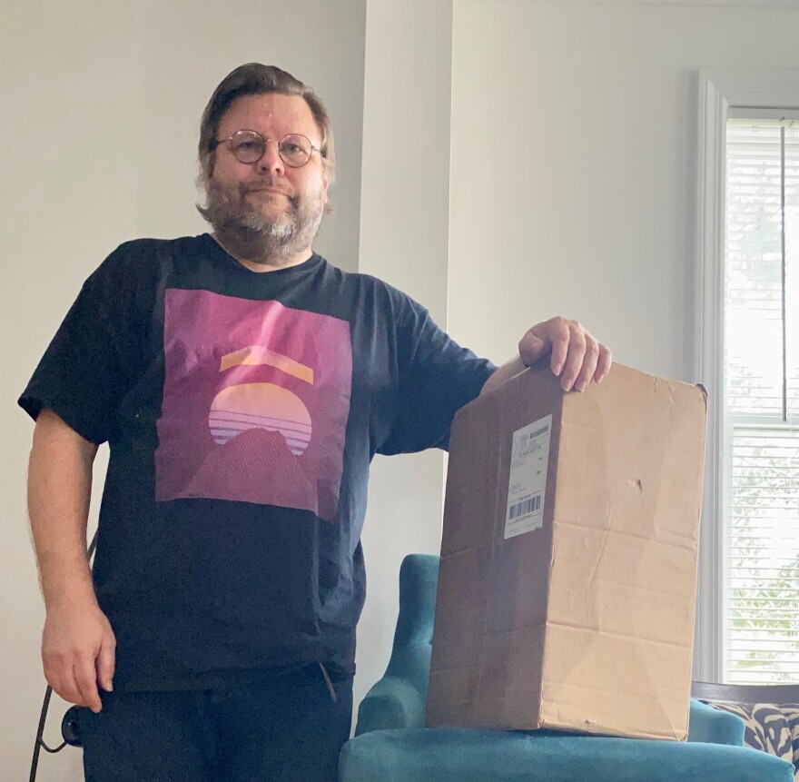 Harri Hursti told NPR he's been instructed not to open the box containing the Dominion ImageCast X machine that he bought on eBay for $1,200.