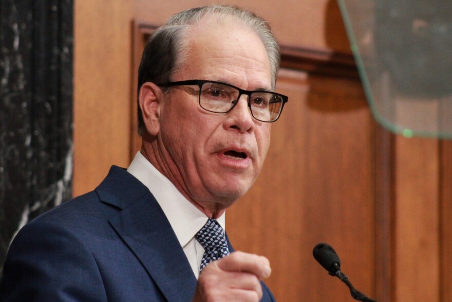 Mike Braun delivered his first State of the State address as governor on Jan. 29, 2025.
