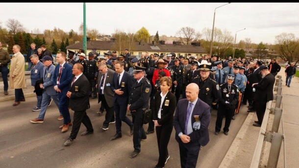 Law enforcement leaders, many from Virginia, join the March of the Living as part of UVA's program on democratic policing.