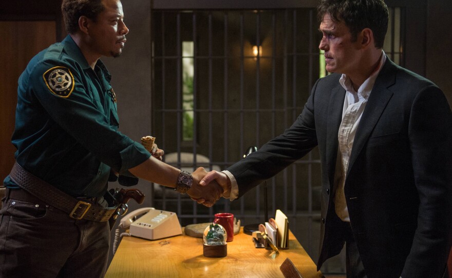 When Secret Service agent Ethan Burke (Matt Dillon) travels to Wayward Pines, Idaho, in search of two missing federal agents, Sheriff Arnold Pope (Terrence Howard) starts to feel territorial.