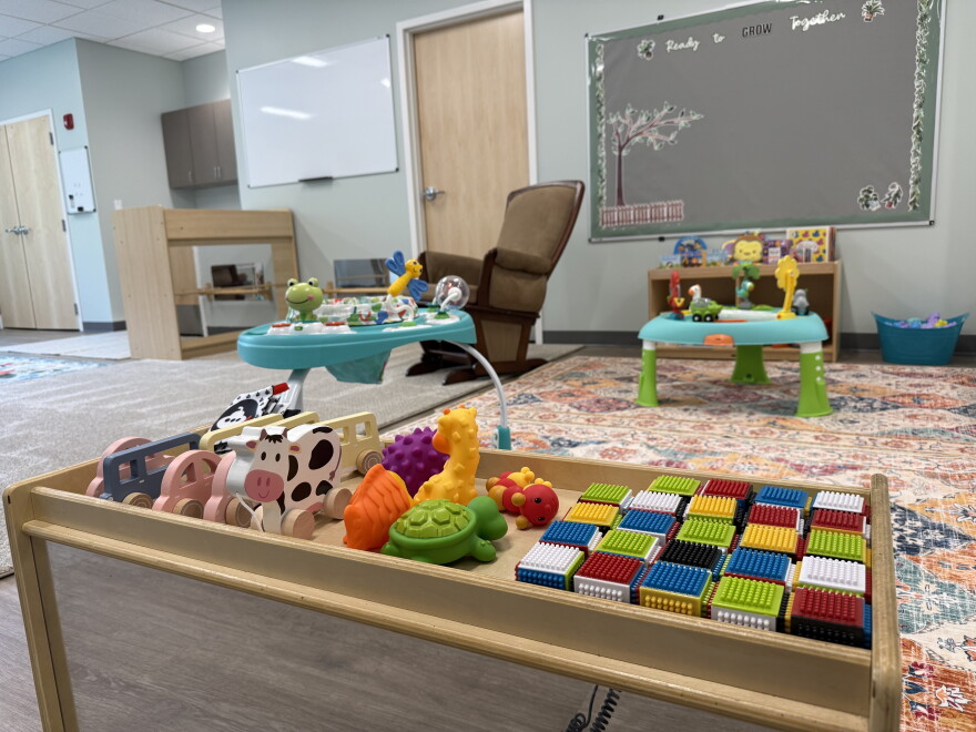Resurrection Lutheran Church's new child development center has three infant rooms. The school could convert some of the rooms for toddlers to infant care in the future if needed.