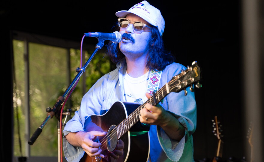Altameda performs at IndieCraft on Friday, May 19, 2023 in Springfield, Ohio (Ruthie Herman for WYSO)