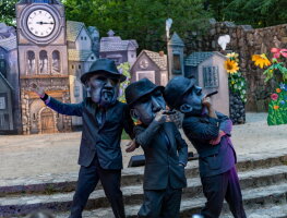 Paperhand Puppet Project returns to Chapel Hill's Forest Theatre with "The Wild Wisdom of the World" episode artwork
