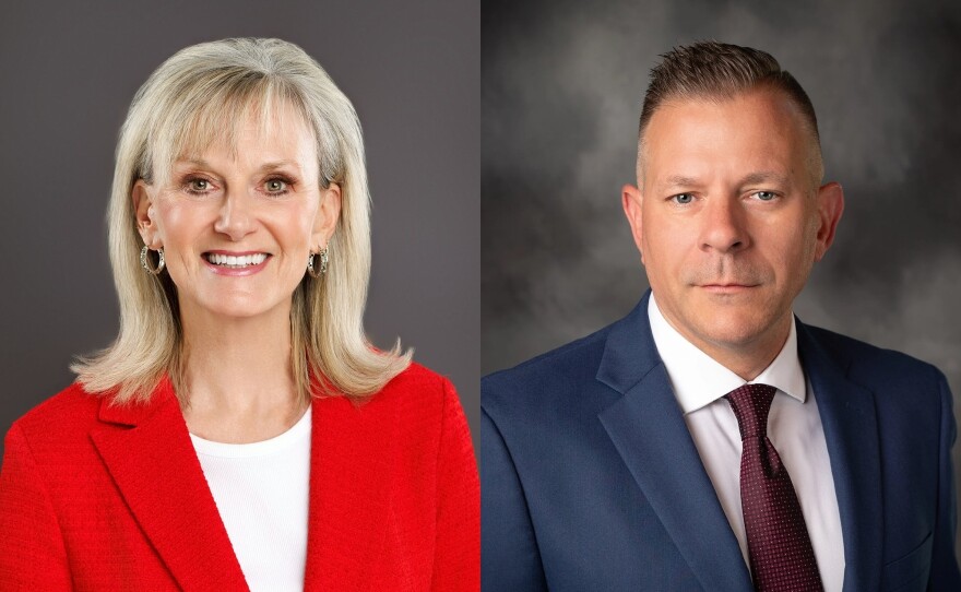 Karen Spiegelberg and Matt Rosek are candidates for Oconomowoc mayor.
