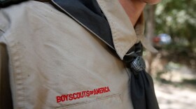 A Boy Scout attends camp Maple Dell on July 31, 2015 outside Payson, Utah. (George Frey/Getty Images)
