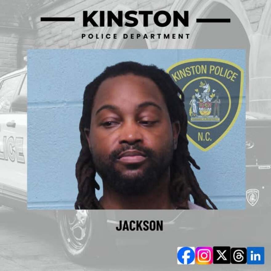 Police say Bobby Jackson was arrested Tuesday after officers responded to reports of a masked man armed with what appeared to be swords at Maplewood Cemetery on South Queen Street. Upon arrival, officers found Jackson actively damaging headstones.