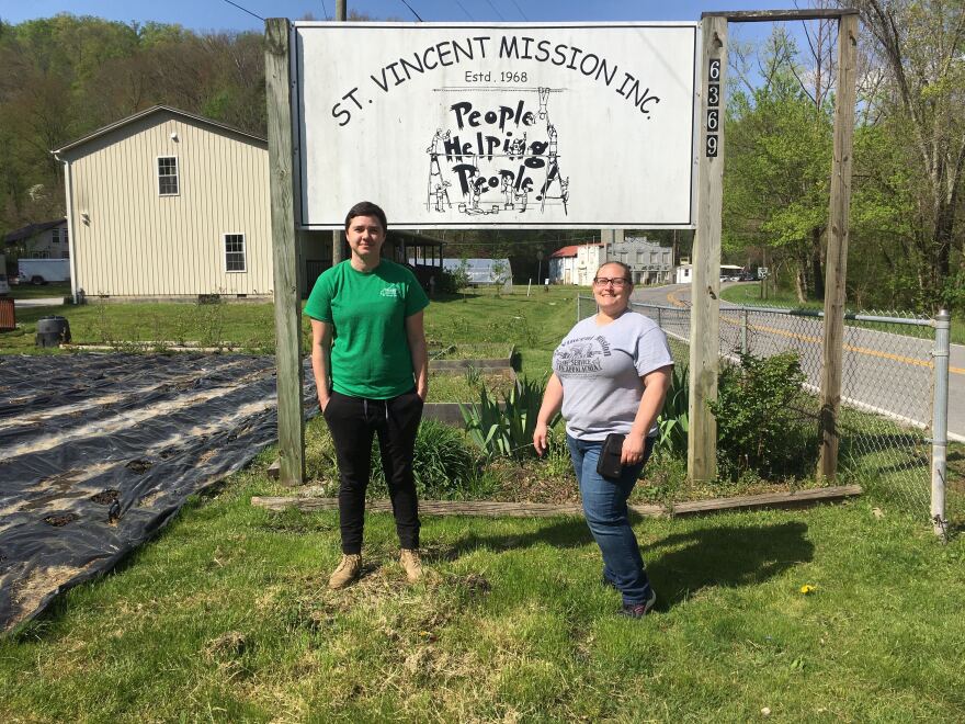 St. Vincent's Mission Executive Director Erin Bottomlee (left) and Emergency Assistance Director Jennifer Farkas-Sparkman. 