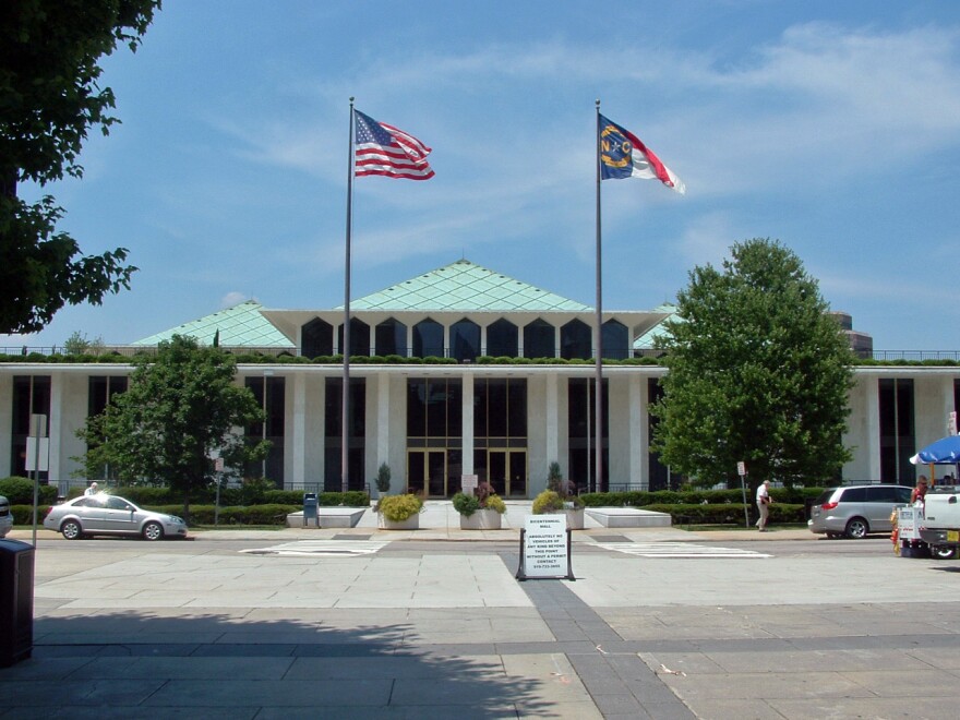 File photo of the North Carolina Legislative building.