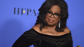 Oprah Winfrey poses in the press room with the Cecil B. DeMille Award at the 75th annual Golden Globe Awards at the Beverly Hilton Hotel on Sunday, Jan. 7, 2018, in Beverly Hills, Calif. (Photo by Jordan Strauss/Invision/AP)