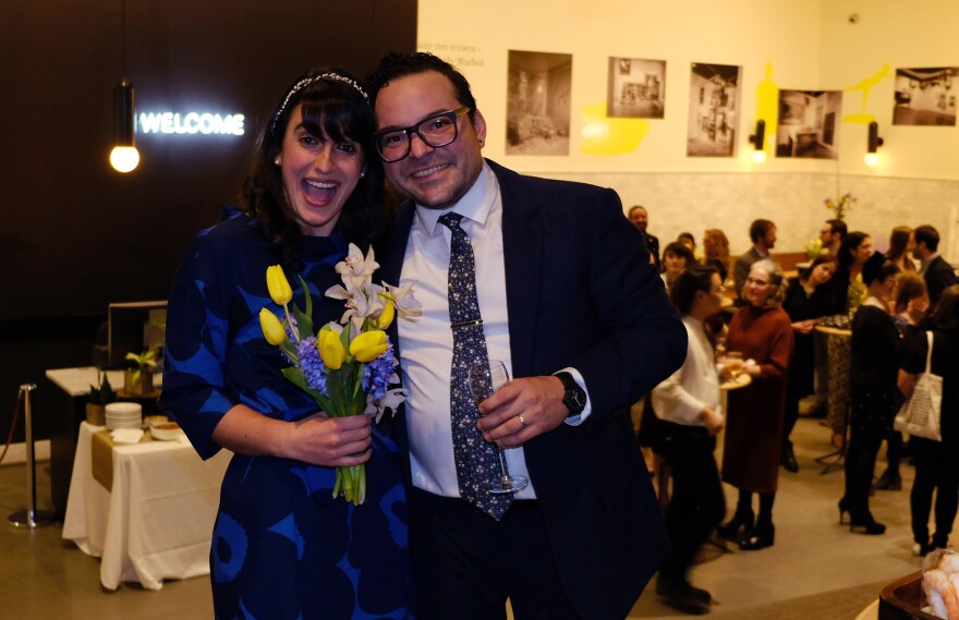 Menéndez and Gómez were married at Cafe Pearl at the RISD Museum