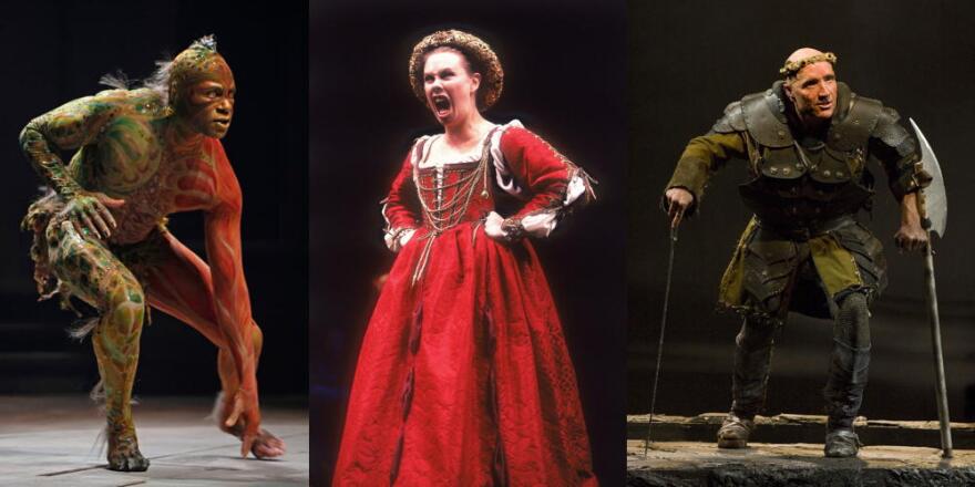 Shakespeare, Caliban, Kate (Taming of the Shrew), Richard III