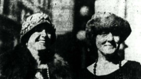 A photograph of Sarah Lee Fain (left) and Helen Timmons Henderson is featured on the front page of the January 9, 1924, Norfolk (Photo courtesy of Virginian-Pilot, Library of Virginia)