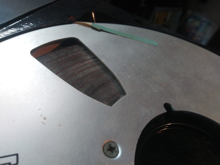 The Zilch Fletcher tape prior to restoration.