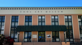 Coos Art Museum is housed inside an old 1930s former post office with Art Deco style architecture.
