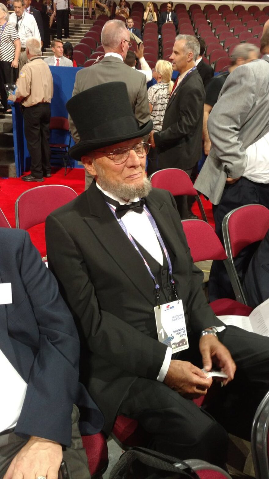 George Engelbach, a member of the Jefferson County Council,  at the RNC 2016