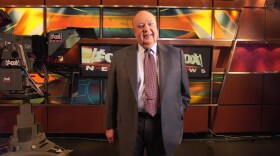 In a Sept. 29, 2006 file photo, Fox News CEO Roger Ailes poses at Fox News in New York. (Jim Cooper/AP)