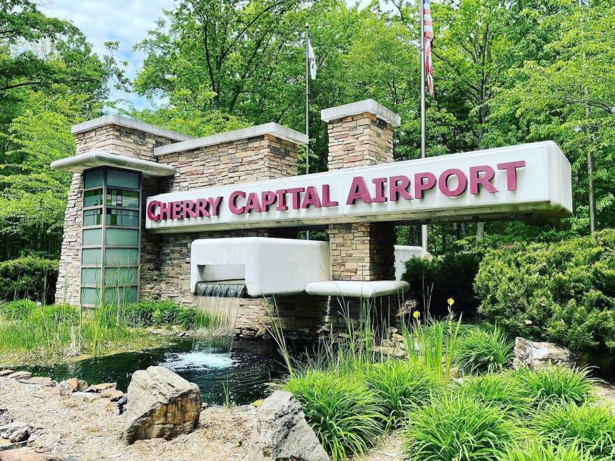 Traverse City's Cherry Captial Airport entrance.