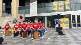 Hundreds gathered in Charlotte over the weekend to celebrate Latin American dance and culture, centered around a traditional percussion instrument.