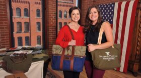 Emily Núñez Cavness, left, and Betsy Núñez pose for a photo during Intuit QuickBooks Small Business Big Game Top 10 Regional Tour at Sword & Plough on Thursday, Sept. 24, 2015, in Denver, Colo. (Bart Young/Invision for Intuit/AP)