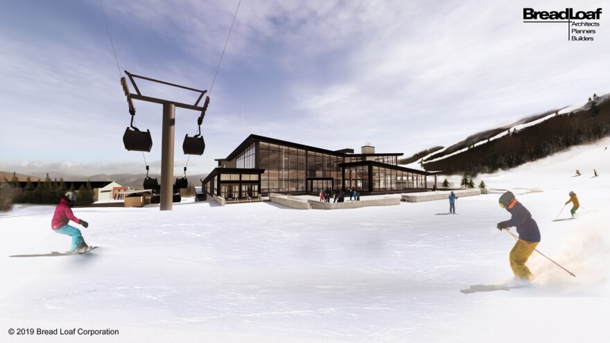 The architect's rendering of Killington's new $29 million K-1 base lodge, which resort officials expect to be completed by November 2020.