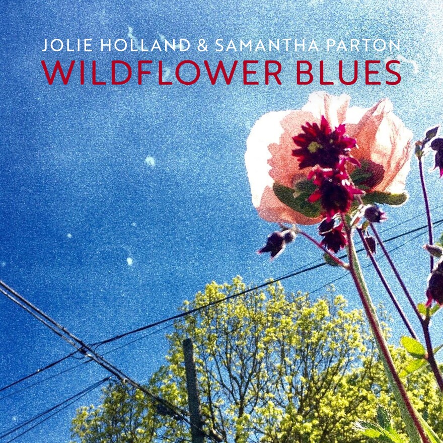 Cover art for Jolie Holland and Samantha Parton's new album Wildflower Blues