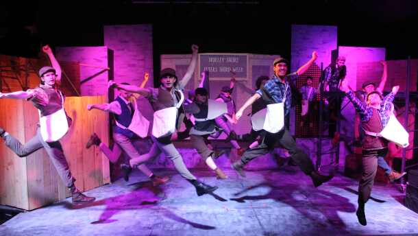 Scene from 'Newsies' at Fort Myers Theatre in February