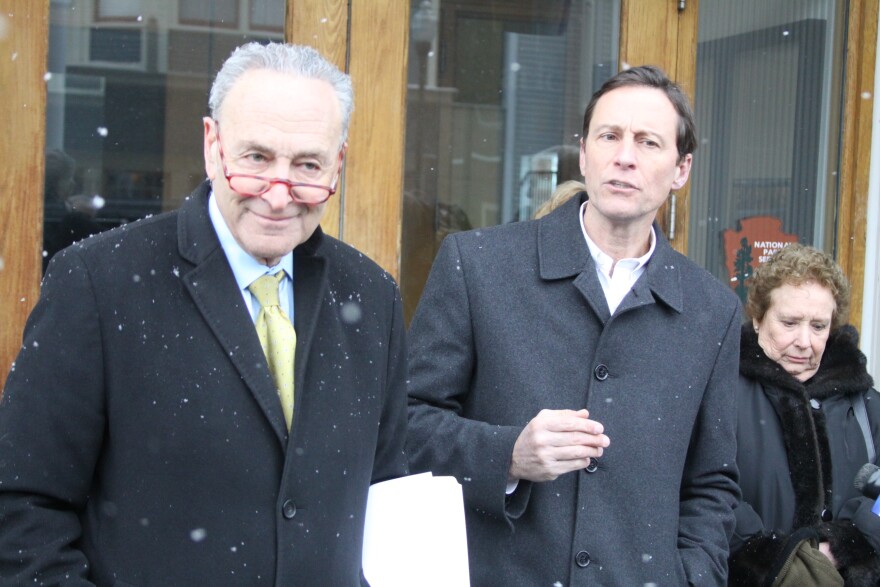 Senator Chuck Schumer in Seneca Falls