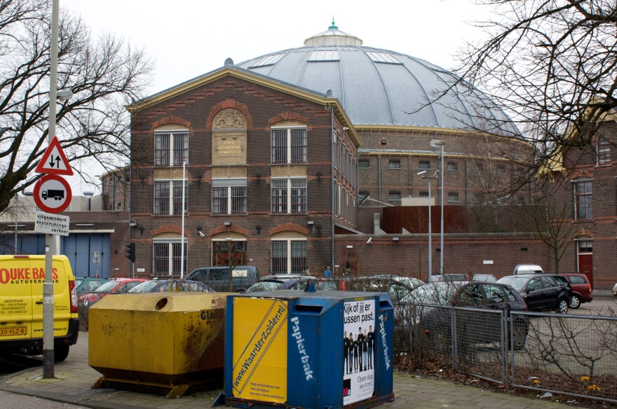 A 19th-century prison in the Dutch city of Haarlem has been converted into a temporary residence for refugees.