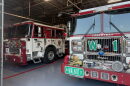 Two of the Citizen's Fire Company #1's apparatuses sit in the fire hall on Sept. 16, 2026.