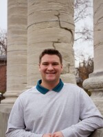 Connor McGovern at the MU Columns