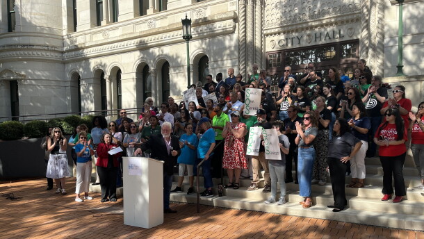 Nonprofit leaders and representatives push back at San Antonio City Hall on recent budget cut proposals for nonprofit organizations in San Antonio. 9/2/2026