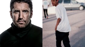 Trent Reznor (left) of the industrial rock band Nine Inch Nails, which puts its seventh album, <em>Hesitation Marks</em>, out next Tuesday. Rapper Earl Sweatshirt (right) released his major label debut on Tuesday.