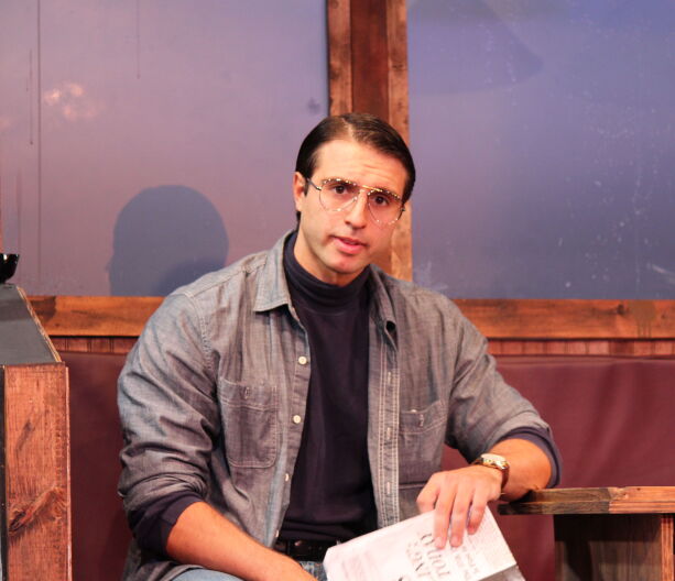 Sean Fleming plays the part of Roy Scheider in 'The Shark Is Broken.'