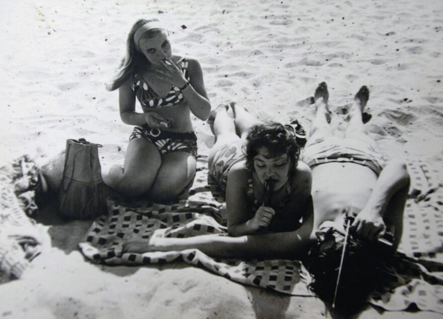 Jowita Bydlowska says the other woman in this photo is her mother's cousin: "They were like sisters — and she died a few years ago from breast cancer. ... Looking at this picture, I think of that and how it's nice to know that they had no idea in 1970."