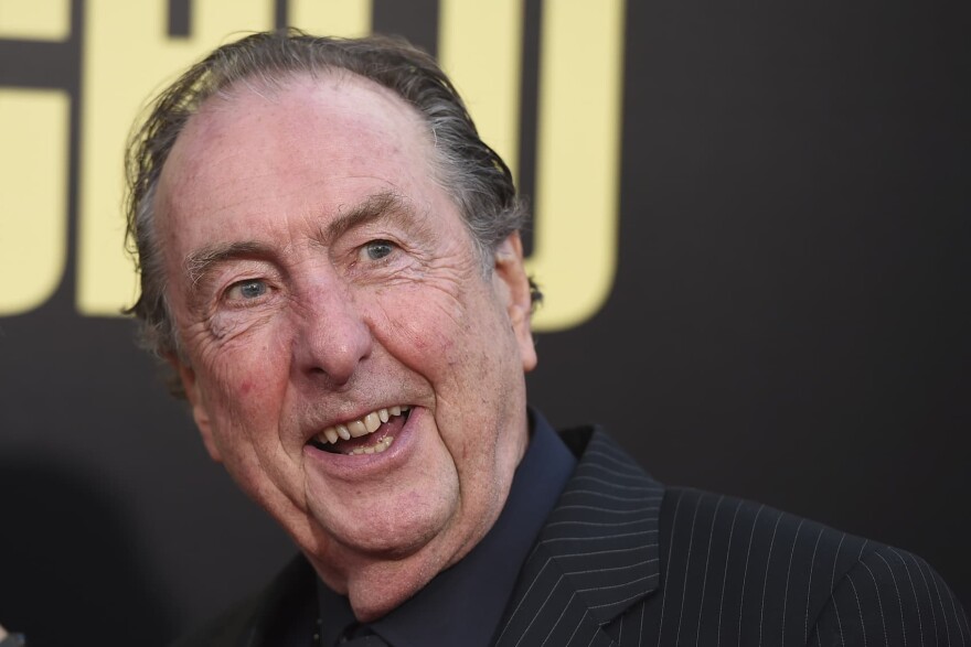 Eric Idle arrives at the Los Angeles premiere of "Snatched" at the Regency Village Theater on Wednesday, May 10, 2017. (Jordan Strauss/Invision/AP)