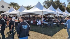 Ideal weather over the weekend also helped swell the ranks of festival-goers.