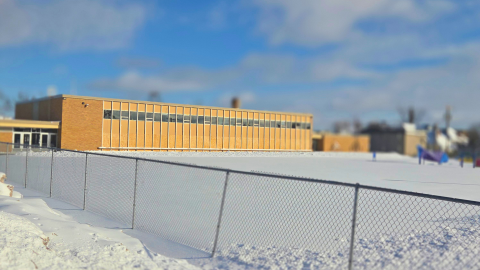 Central Elementary School and its grounds near downtown Bemidji on a cold Feb. 20, 2026.