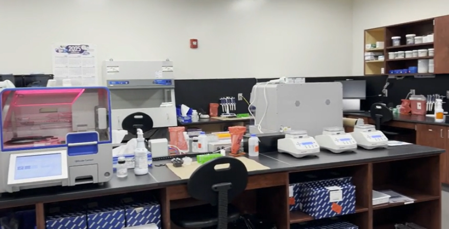 Wake County Bureau of Forensic Services' new DNA laboratory.