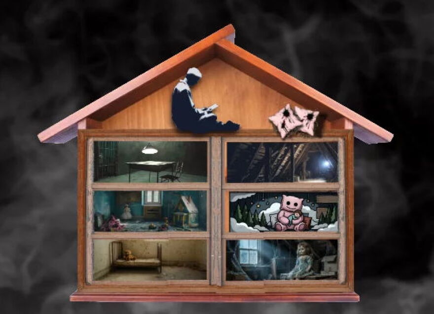 Lab Theatre promotional image for 'The Pillowman'