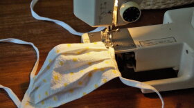Dr. James Laughlin of IU Health says he’s seen data that rates cloth masks as between 30 and 50 percent effective, and higher if you have two people wearing them.