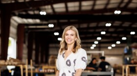 Katie Lyon, co-founder of Allegiance Flag Supply in Charleston, S.C.