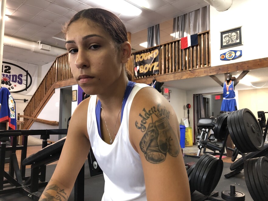 When people come into 12 Rounds Inc., Faith Mendez considers it her duty not only to herself and her family to perform, but to other aspiring women boxers as well. “I have a lot of little girls that look up to me,” she said. “It just helps them to get the confidence to do it.” (Payton Titus/WUFT News)