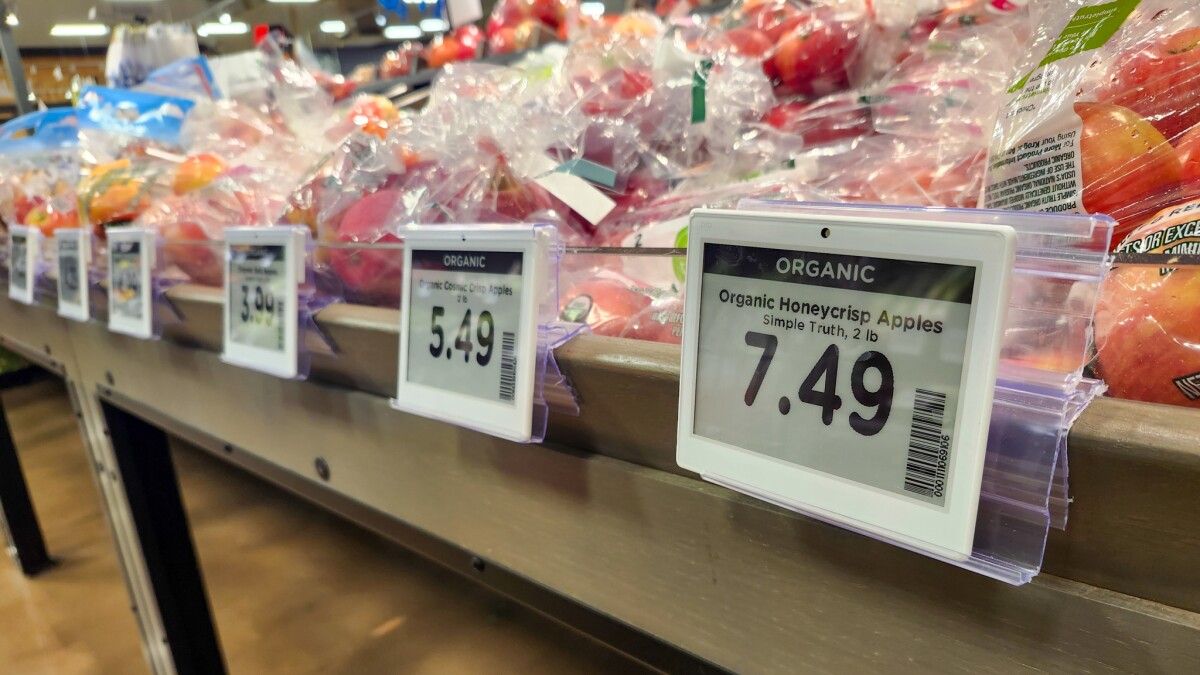 Kroger says new electronic price tags are more accurate and efficient