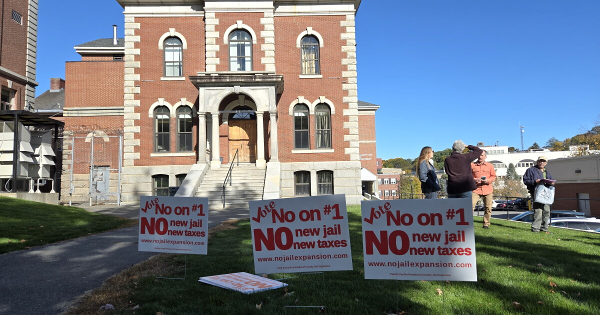 Local group urges Penobscot County voters to reject jail referendum